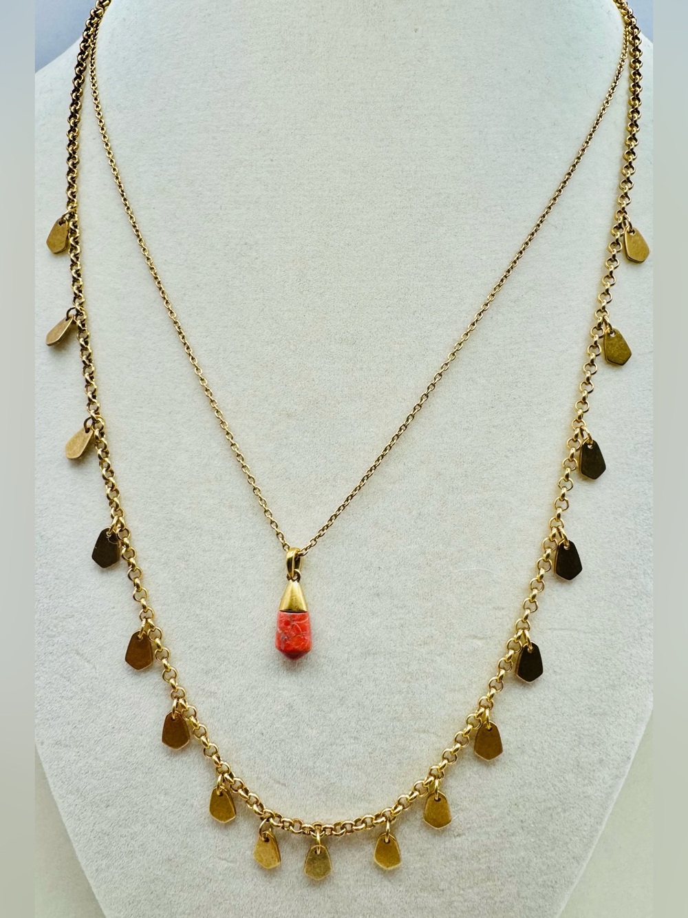 Kendra Scott Freida Multi-Strand Necklace in Burnt Sienna Howlite